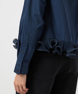 Y.A.S | TRAVIS LS SHIRT - NAVY BLAZER