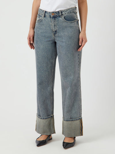 Y.A.S | TIRA HMW JEANS - LIGHT BLUE DENIM