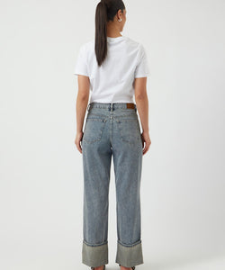Y.A.S | TIRA HMW JEANS - LIGHT BLUE DENIM