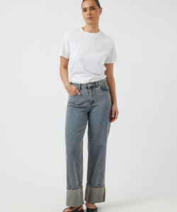 Y.A.S | TIRA HMW JEANS - LIGHT BLUE DENIM