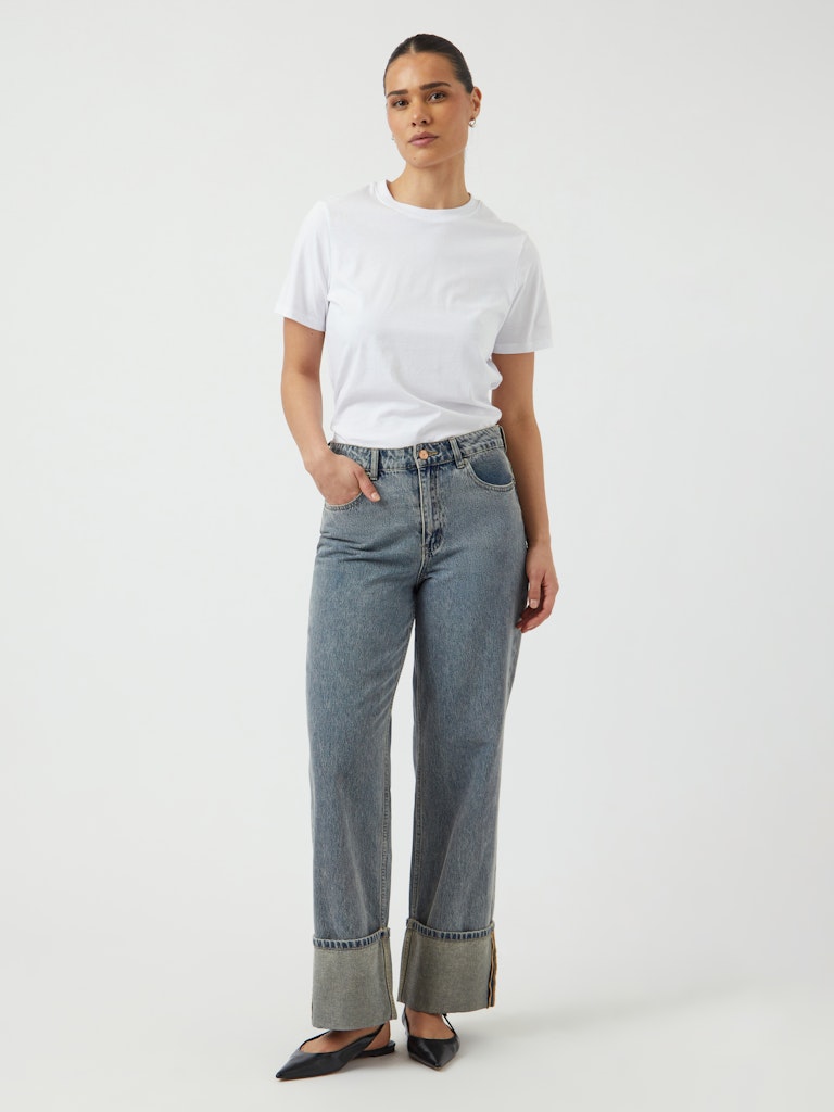 Y.A.S | TIRA HMW JEANS - LIGHT BLUE DENIM