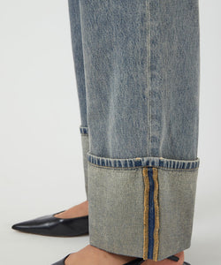 Y.A.S | TIRA HMW JEANS - LIGHT BLUE DENIM