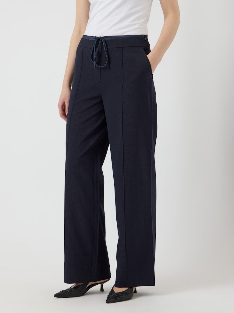 Y.A.S | TALI MW PANTS - NAVY BLAZER