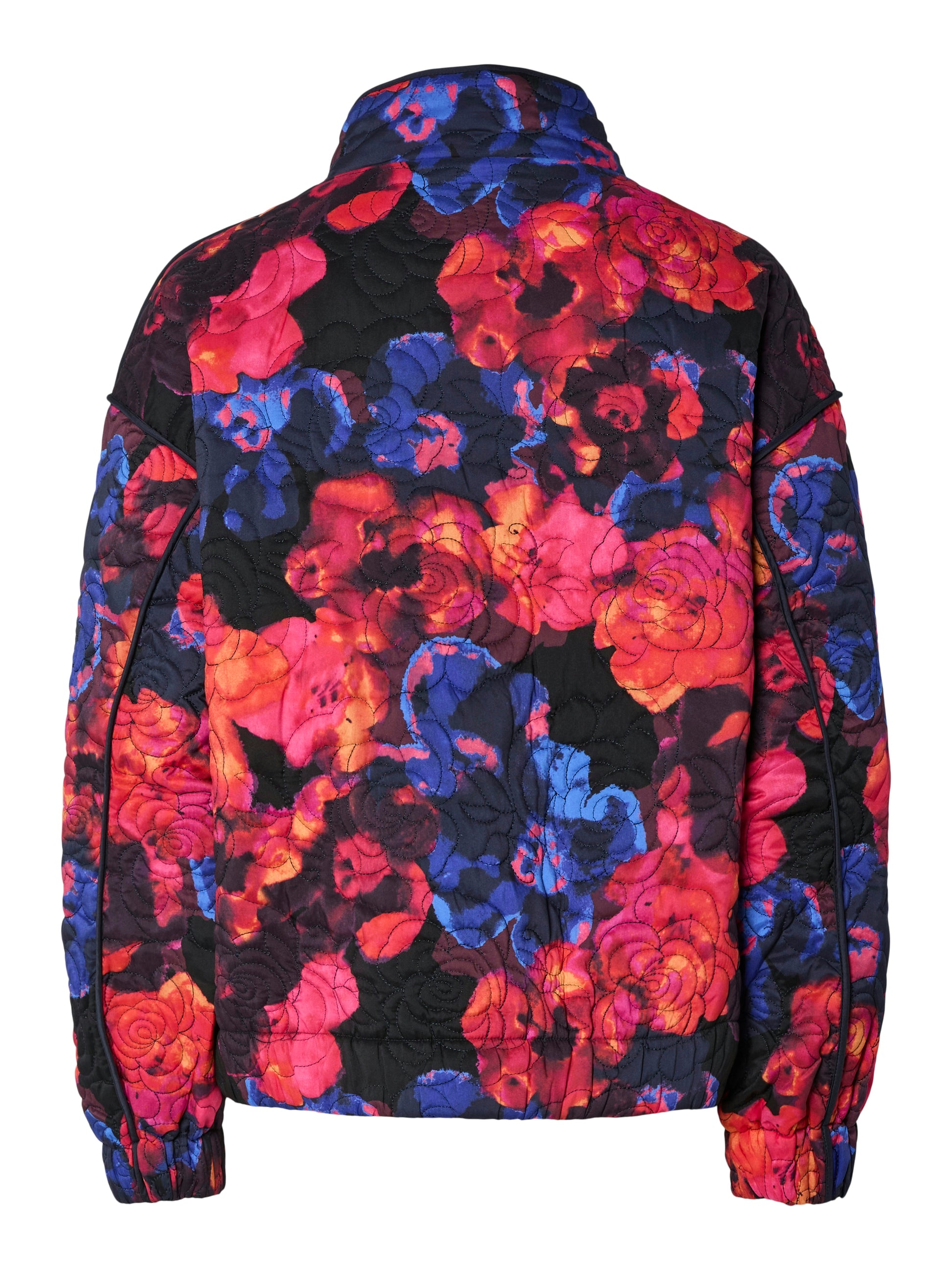 Y.A.S | FIPURA LS QUILTED JACKET - NAVY BLAZER LIMO