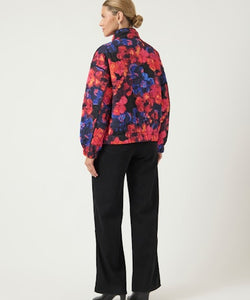 Y.A.S | FIPURA LS QUILTED JACKET - NAVY BLAZER LIMO