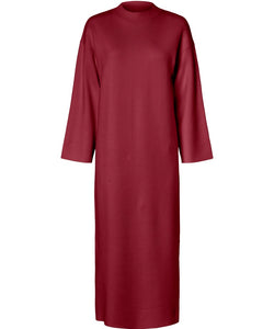 Y.A.S | ELMA LS LONG KNIT DRESS - TIBETAN RED