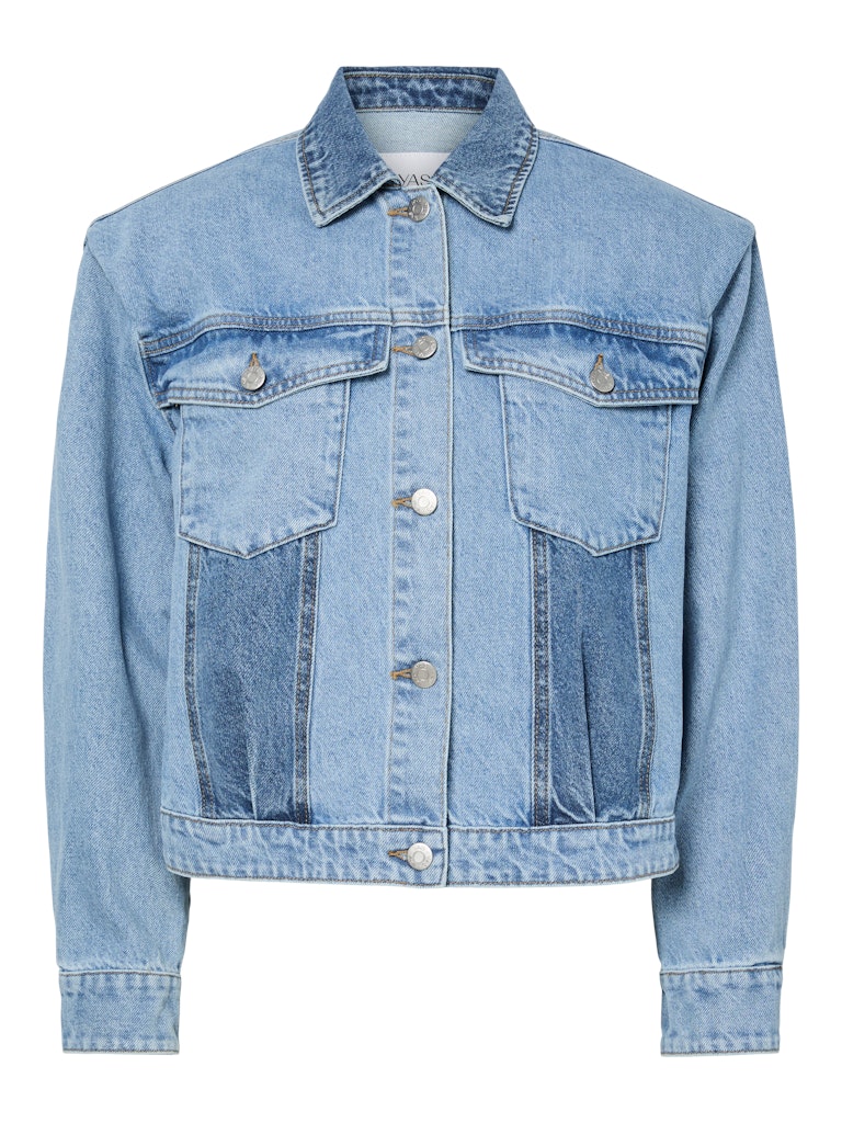 Y.A.S | FARO LS DENIM JACKET - LIGHT BLUE DENIM