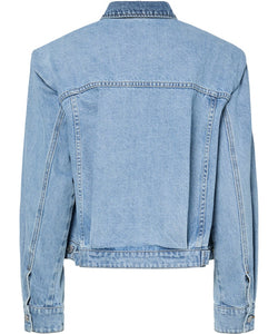 Y.A.S | FARO LS DENIM JACKET - LIGHT BLUE DENIM