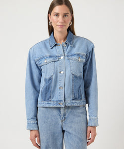 Y.A.S | FARO LS DENIM JACKET - LIGHT BLUE DENIM