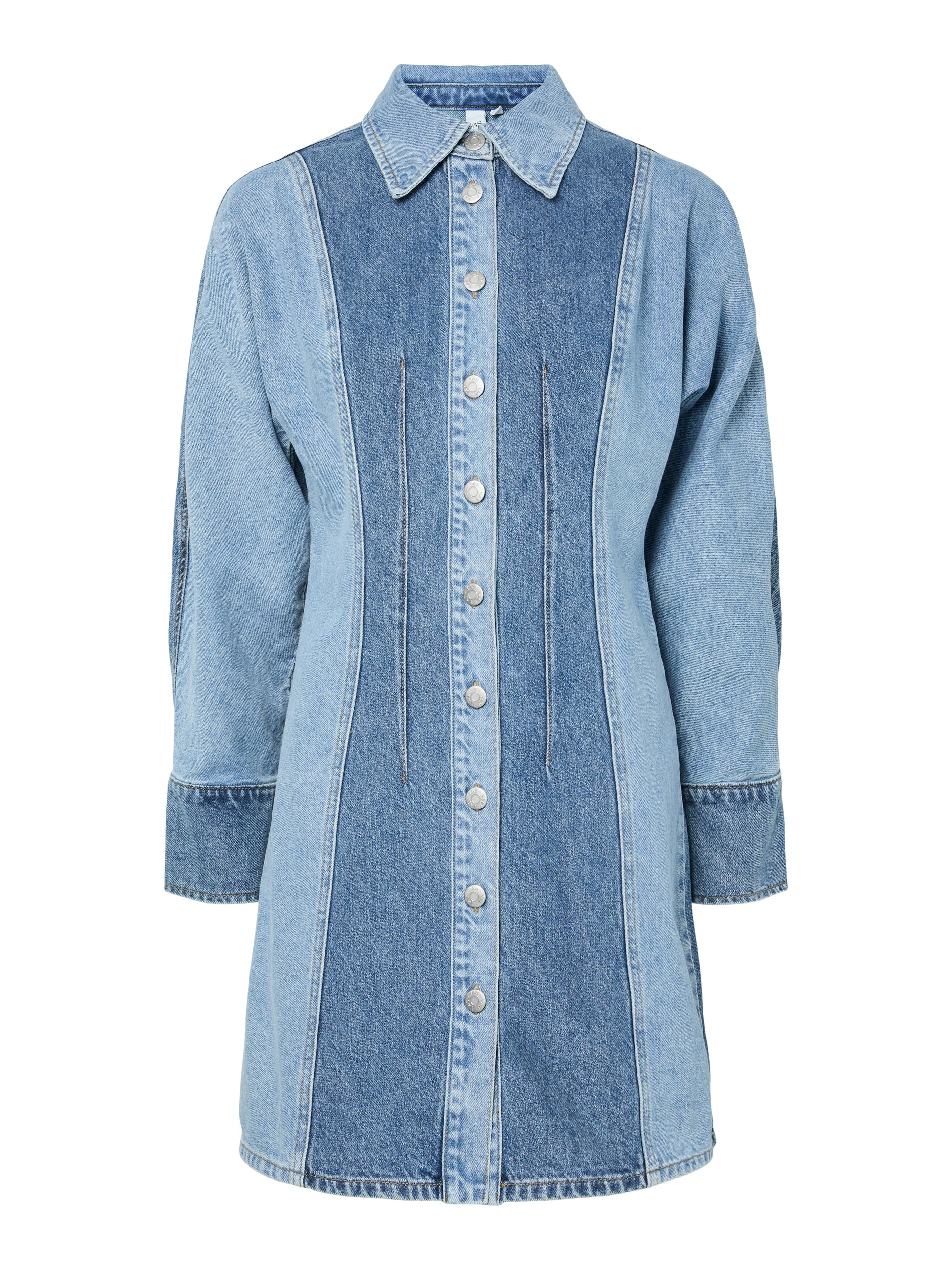 Y.A.S | FARO LS DENIM DRESS - LIGHT BLUE DENIM