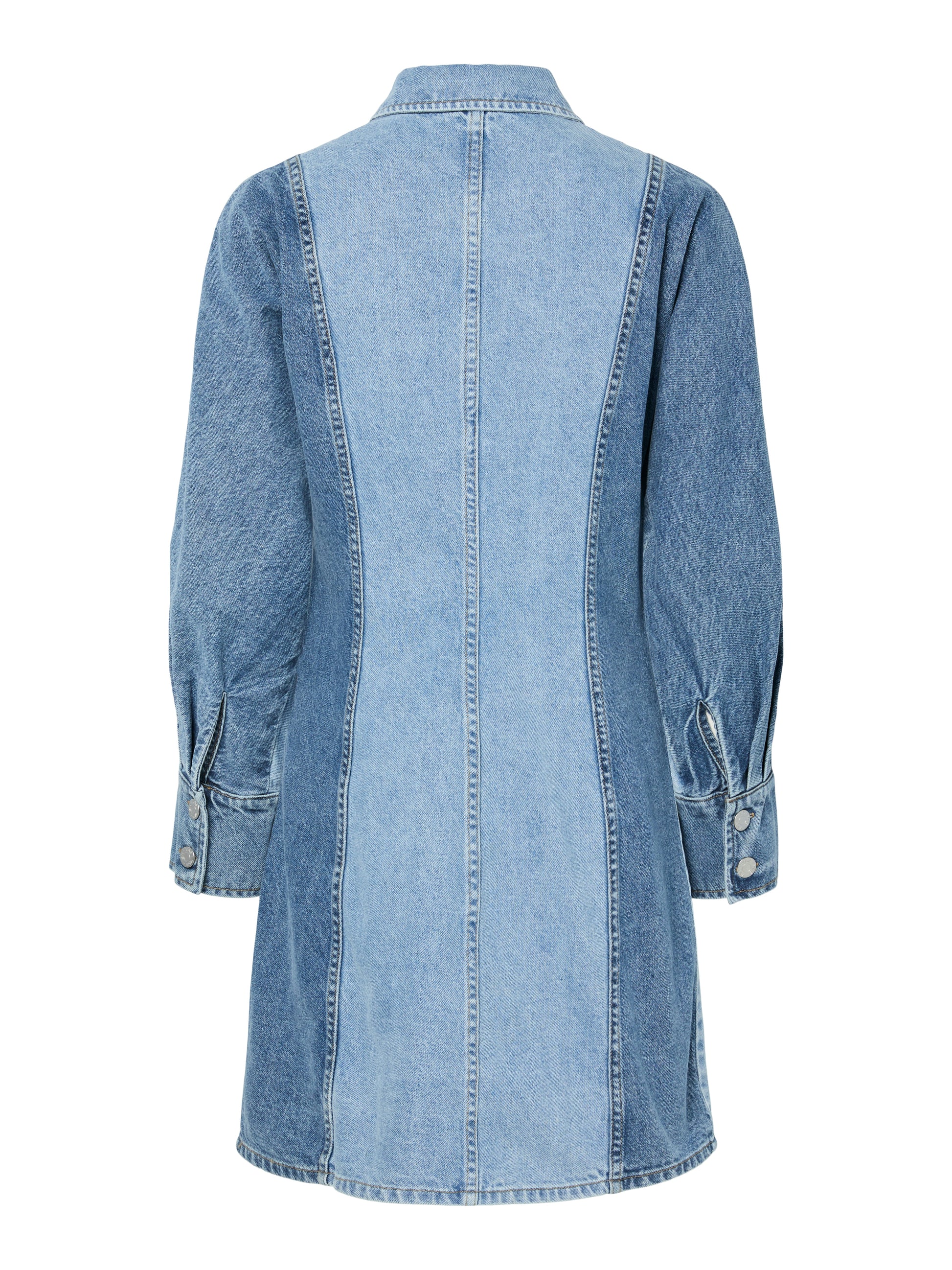 Y.A.S | FARO LS DENIM DRESS - LIGHT BLUE DENIM