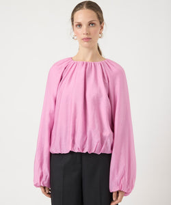 Y.A.S | VALLO LS BALLOON SHIRT - MOONLITE MAUVE