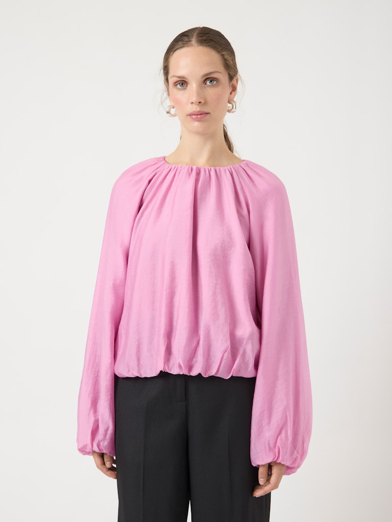 Y.A.S | VALLO LS BALLOON SHIRT - MOONLITE MAUVE