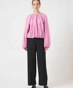 Y.A.S | VALLO LS BALLOON SHIRT - MOONLITE MAUVE