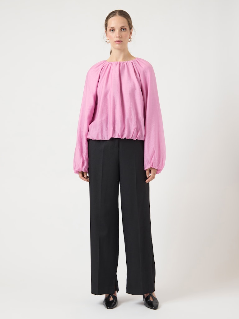 Y.A.S | VALLO LS BALLOON SHIRT - MOONLITE MAUVE