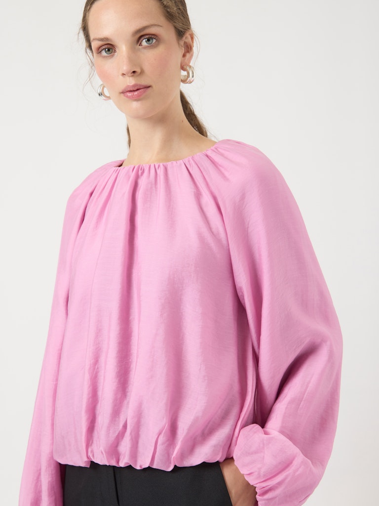 Y.A.S | VALLO LS BALLOON SHIRT - MOONLITE MAUVE