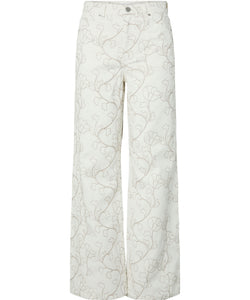 YAS | BLUMA MW STRAIGHT JEANS - STAR WHITE