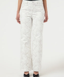YAS | BLUMA MW STRAIGHT JEANS - STAR WHITE