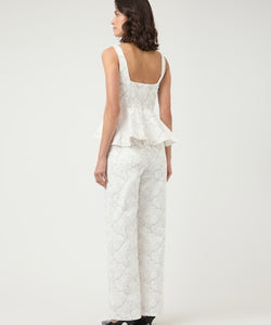 YAS | BLUMA MW STRAIGHT JEANS - STAR WHITE