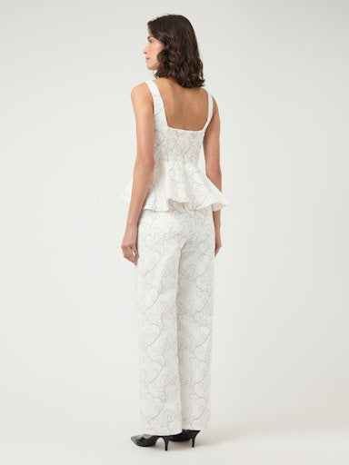 YAS | BLUMA MW STRAIGHT JEANS - STAR WHITE