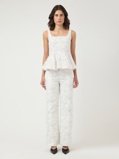 YAS | BLUMA MW STRAIGHT JEANS - STAR WHITE
