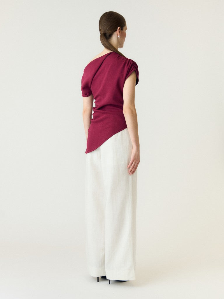 YAS | PALIMI OFF SHOULDER TOP - RHODODENDRON