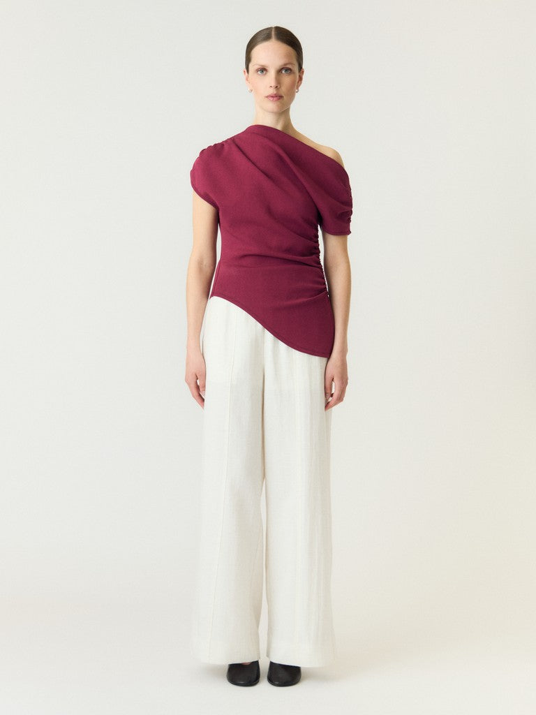YAS | PALIMI OFF SHOULDER TOP - RHODODENDRON