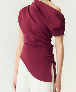 YAS | PALIMI OFF SHOULDER TOP - RHODODENDRON