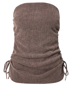 YAS | IBELA TUBE TOP S - COFFEE BEAN