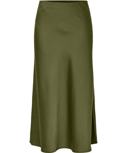 YAS | PELLA HW MIDI SKIRT - SPHAGNUM