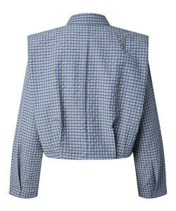 YAS | GILLA LS SHIRT - NAVY BLAZER