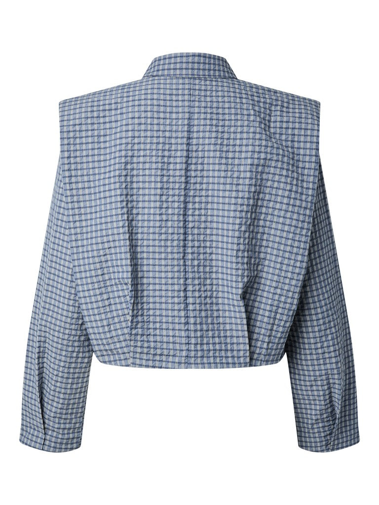 YAS | GILLA LS SHIRT - NAVY BLAZER