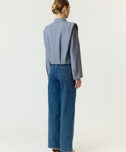 YAS | GILLA LS SHIRT - NAVY BLAZER
