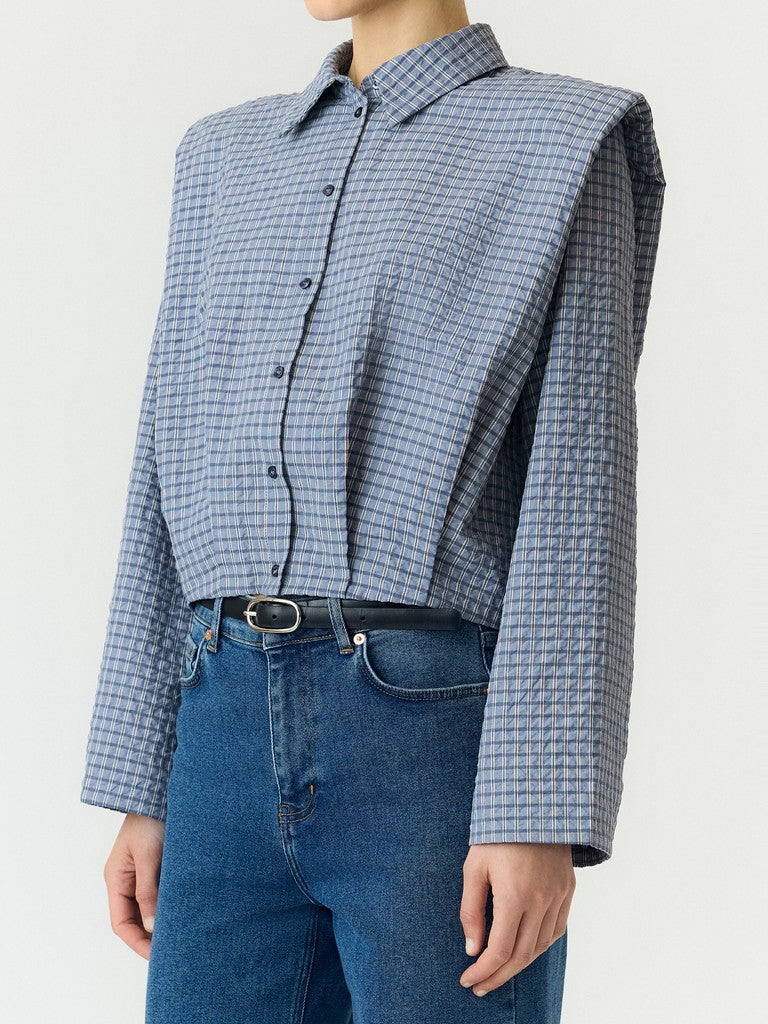 YAS | GILLA LS SHIRT - NAVY BLAZER