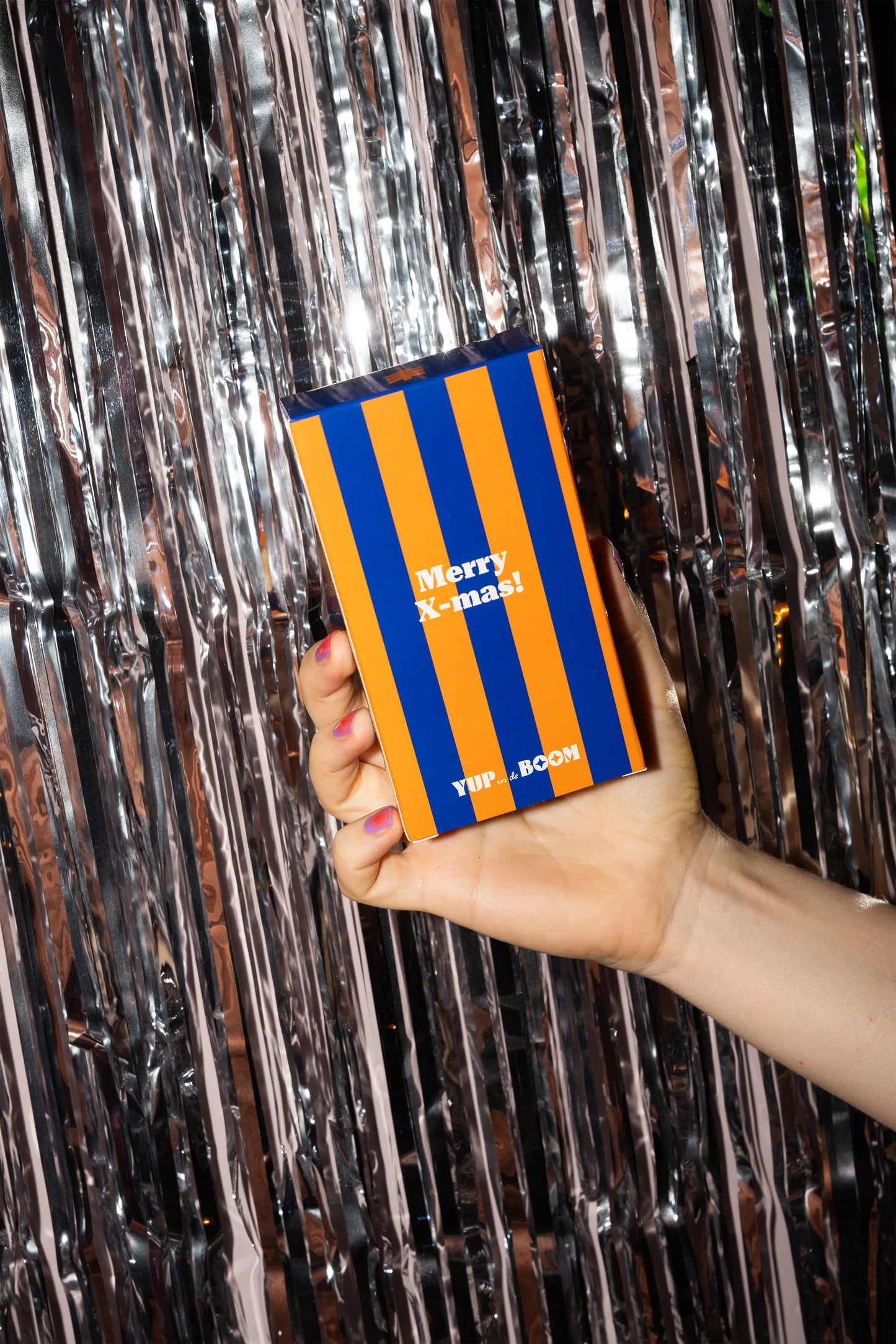 YUP IN DE BOOM | KERSTORNAMENT - BOARDINGPASS ORANJE