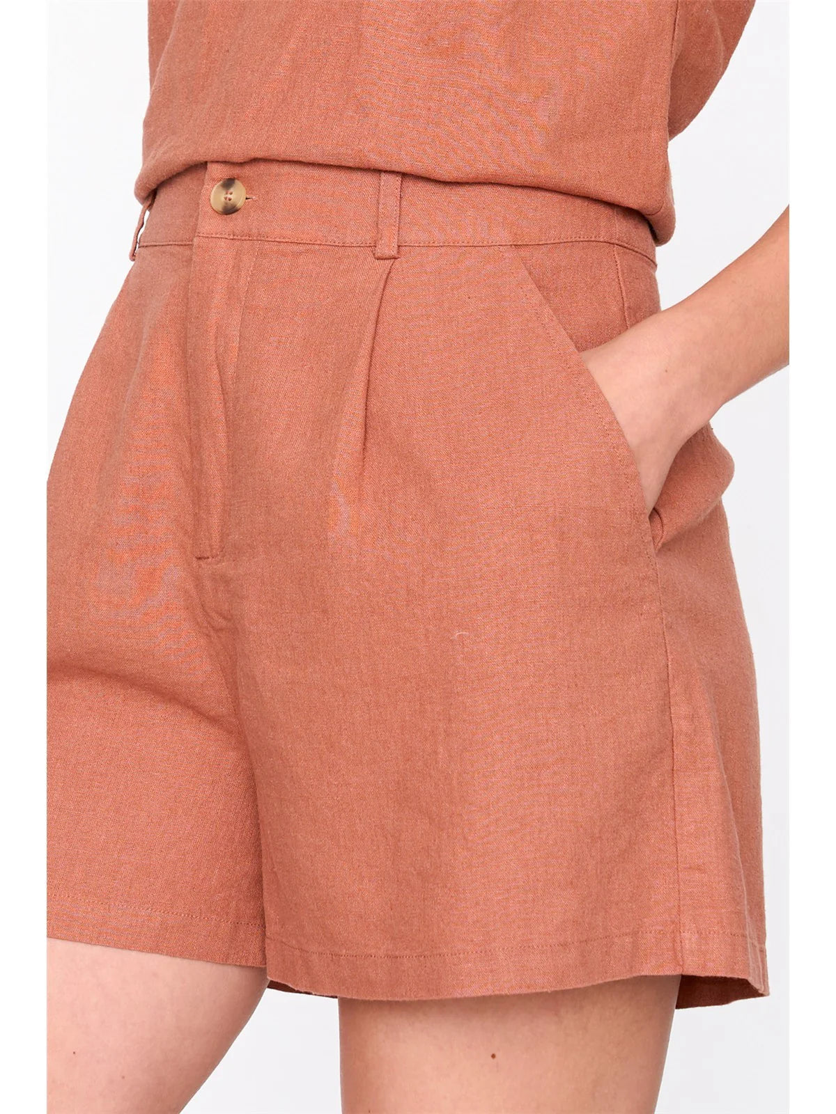 AVALYN SHORTS - RUST