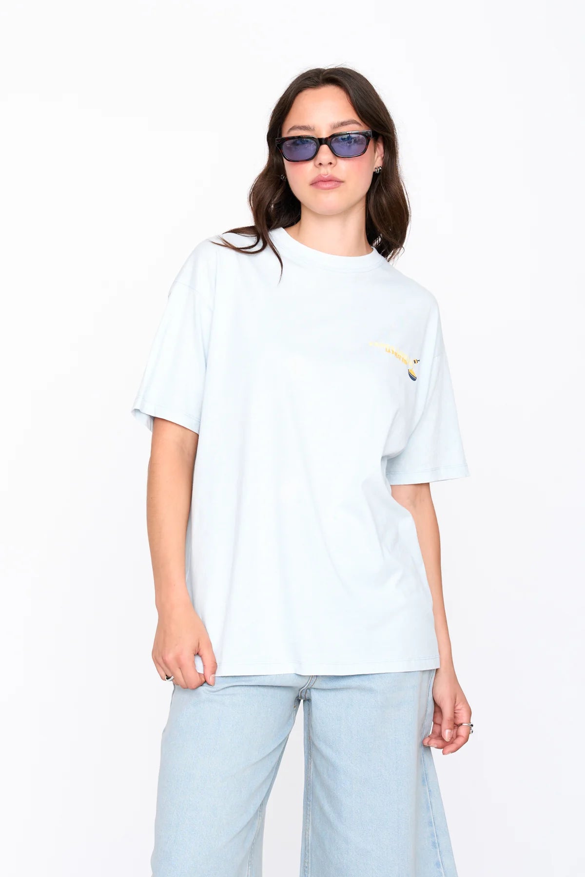 PASTA LOVER TEE - LIGHT BLUE