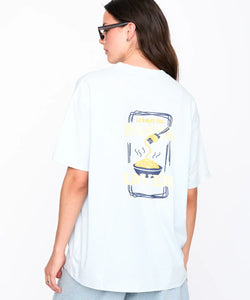 PASTA LOVER TEE - LIGHT BLUE