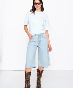 PASTA LOVER TEE - LIGHT BLUE