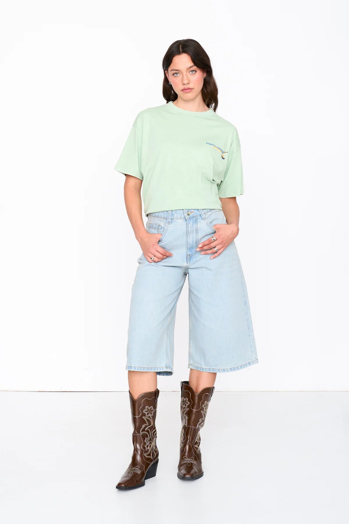 PASTA LOVER TEE - GREEN