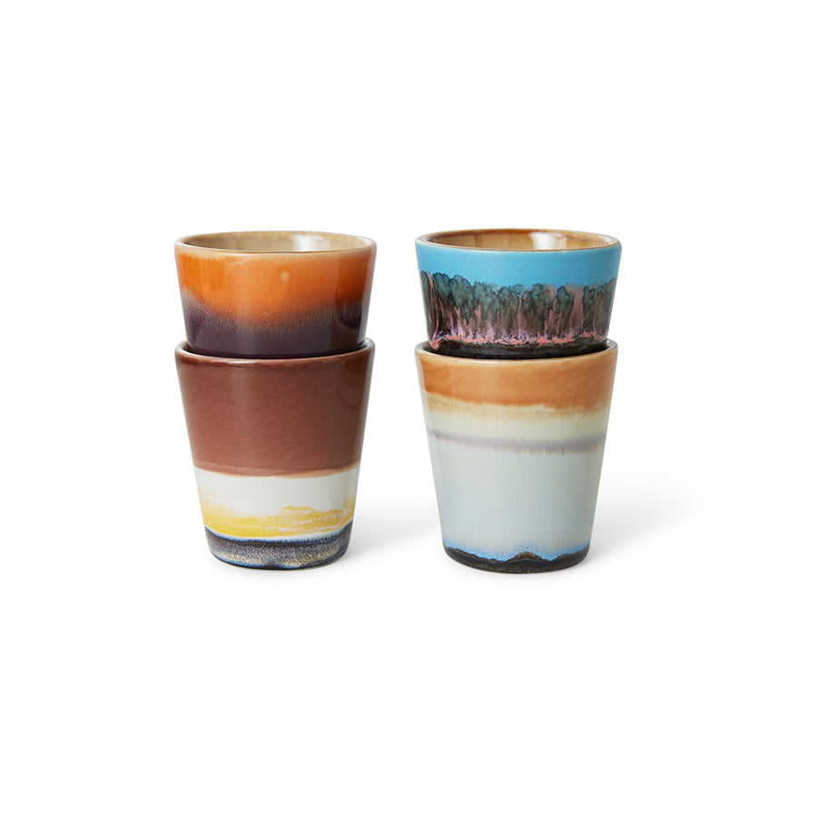 HKliving | 70S CERAMICS: RISTRETTO MUG - SOLAR SWINGING