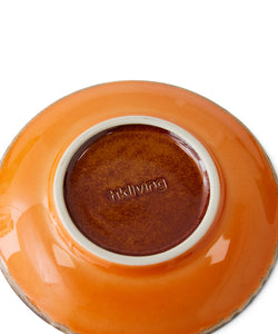 HKliving | 70S CERAMICS:  SAUCER - DARK ROAST