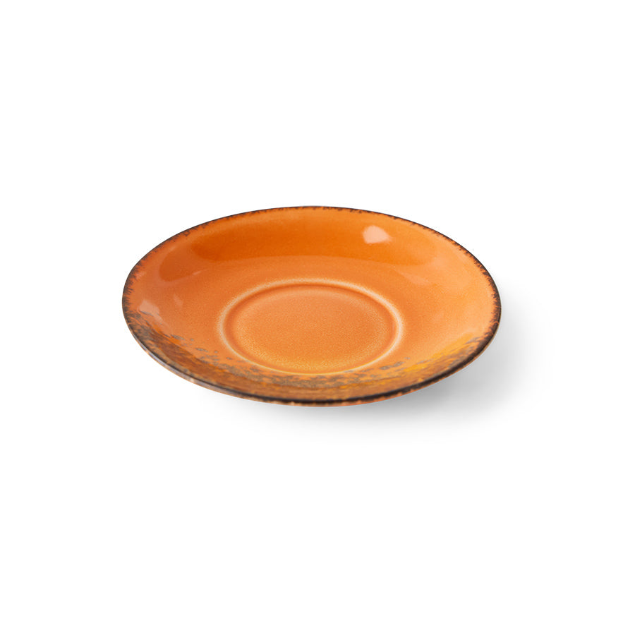 HKliving | 70S CERAMICS:  SAUCER - LIGHT ROAST