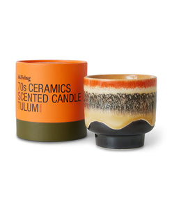 HKliving | 70S CERAMICS: SCENTED CANDLE - TULUM