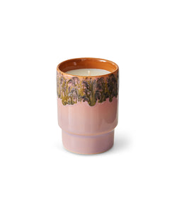 HKliving | 70S CERAMICS: SMALL SCENTED CANDLE - MIAMI