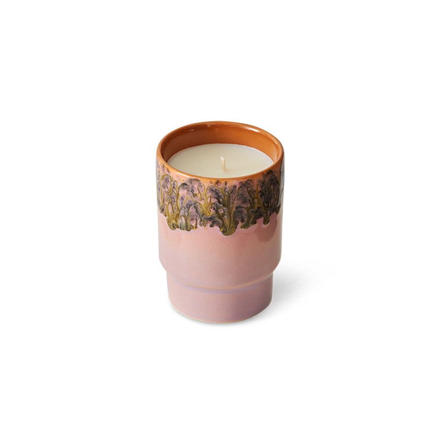 HKliving | 70S CERAMICS: SMALL SCENTED CANDLE - MIAMI