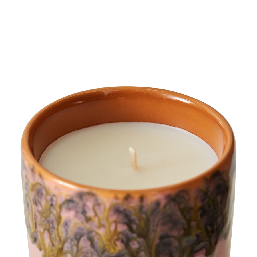 HKliving | 70S CERAMICS: SMALL SCENTED CANDLE - MIAMI