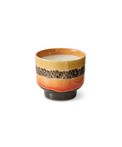 HKliving | 70S CERAMICS: SMALL SCENTED CANDLE - TULUM