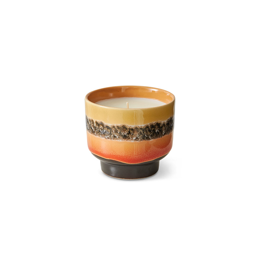 HKliving | 70S CERAMICS: SMALL SCENTED CANDLE - TULUM