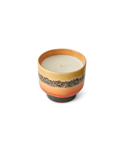 HKliving | 70S CERAMICS: SMALL SCENTED CANDLE - TULUM